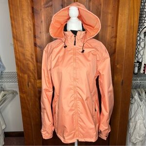 Guides Choice For Her Adventure Seattle Hooded Front Zip Rain Jacket Waterproof